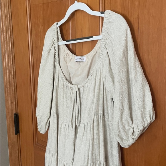 Neutral Ground Cream Dress - Picture 5 of 5
